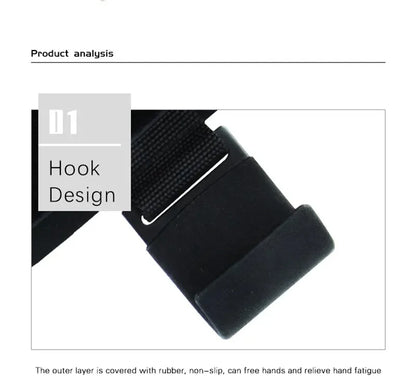 Weight Lifting Hook Grips With Wrist Wraps Hand-Bar Wrist Strap Gym Fitness Hook Weight Strap Pull-Ups Power Lifting Gloves