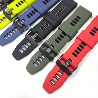 20mm/22mm Silicone Soft Strap For Garmin Active/Vivoactive 6 5/Venu 3 Sq/Forerunner 570 165 265 Band For Amazfit/HUAWEI Bracelet