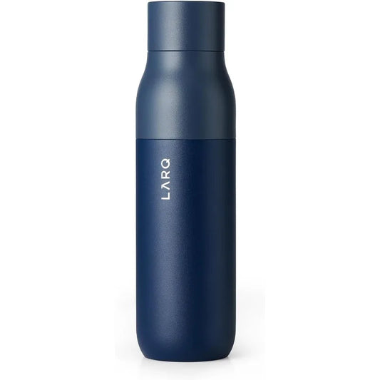 LARQ Bottle PureVis 17 oz - Self-Cleaning and Insulated Stainless Steel Water Bottle with UV Water Purifier and Award-winning