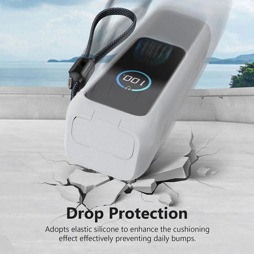 For Anker Zolo 165W Mobile Power Case 25000mAh Portable Travel Anti Drop Anti-scratch Silicone Full Protective Carrying Case