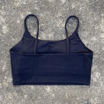 High-Support Sports Bra for Women - Backless, Removable Pads & Breathable