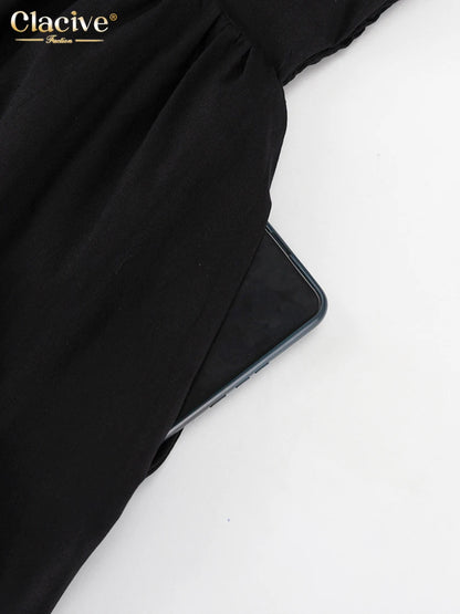 Black Cotton Sleeveless Maxi Dress – Elegant Summer Style