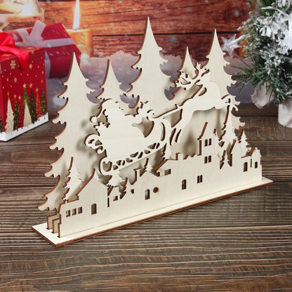 DIY Christmas Tee Wooden Ornament Christmas Decoration for Home 2025 Pendant Xmas Ornaments Navidad Natal New Year Gift 2026