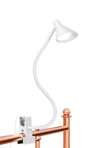 Reading Light, USB Clamp Lamp for ChildReading Book in Bed at Night, LED Small DeskLamp with Adjustable Gooseneck Clip