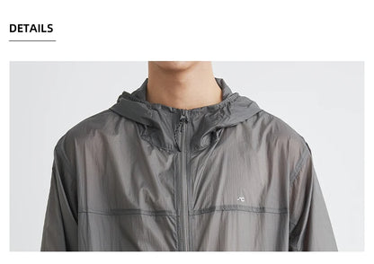 Men’s UPF 50+ Ice Silk Sun Protection Jacket – Lightweight, Breathable, Summer UV Hoodie