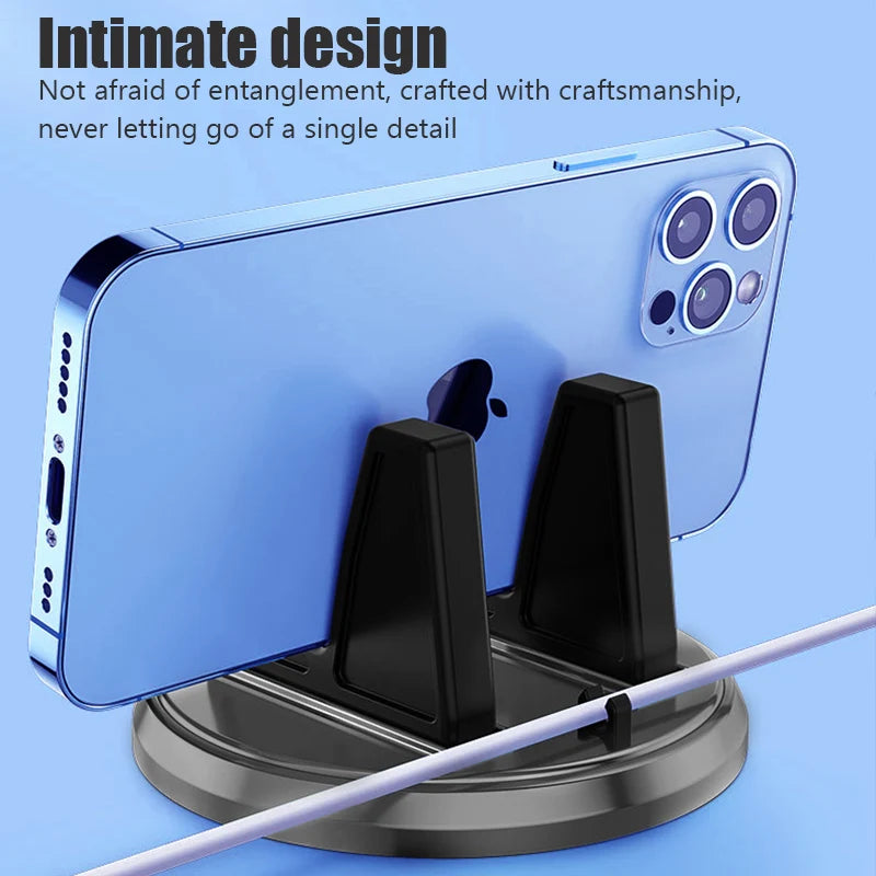 360 Degree Rotating Car Phone Holder Dashboard Holder with Anti-slip Pad for IPhone Samsung Xiaomi Huawei Car Accessories
