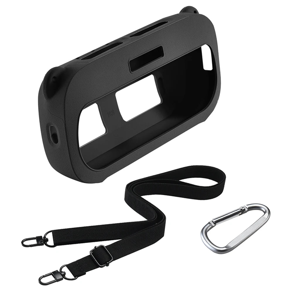 Silicone Case Cover for Bose SoundLink Flex 2nd Gen Speaker Travel Protective Carrying Case Pouch with Handle & Shoulder Strap