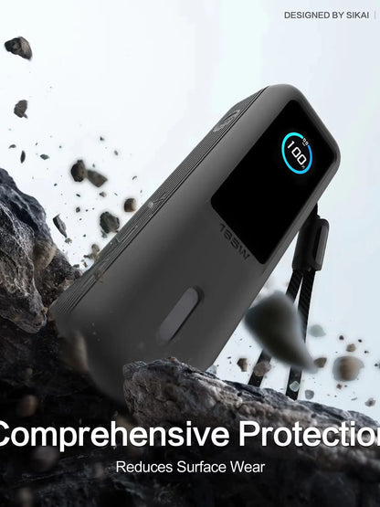 SIKAI Silicone Case for Anker Zolo 165W 2in1 Power Bank Shockproof Protective Cover Soft Durable Portable Charger case