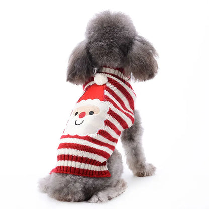 Winter Dog Clothes Christmas Holiday Sweater Chihuahua Teddy Outfit coat for Small Medium Large Dog and Cat  Autumn  Warm