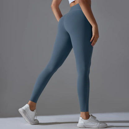 Women's High Waisted, Tight Fitting, Sexy Peach Hip Lifting Yoga Pants, Gym Exercise, Running, Pilates, Leggings Yoga Pants