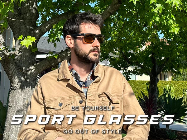 Kapvoe Men Polarized Sunglasses Fashion Cool Fishing Glasses Sliver Sports Cycling Bicycle Eyewear Bike UV400 MTB Road Driving