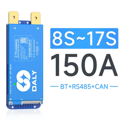 Daly BMS Smart Lifepo4 8S BMS Wifi Active Balancer 1A Current BMS 4S 12V 16S 48V Bluetooth 40A 60A 80A 100A 150A 200A Li-ion CAN