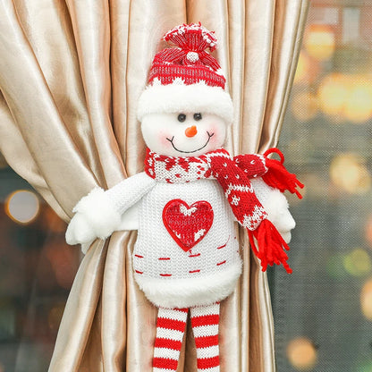 Christmas Dolls Santa Claus Snowman Elk Long Legs Doll Merry Christmas Decoration For Home Xmas Gift Happy New Year 2025 Navidad