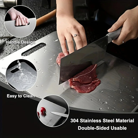 Stainless Steel Cutting Board Set – Rustproof & Hygienic