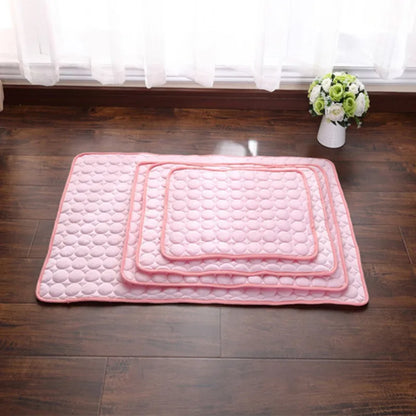 Dog Cooling Mat Summer Pad for Dogs Cat Blanket Breathable dog Bed Kennel Puppy Sleeping Sofa Cushion Dog Accessories
