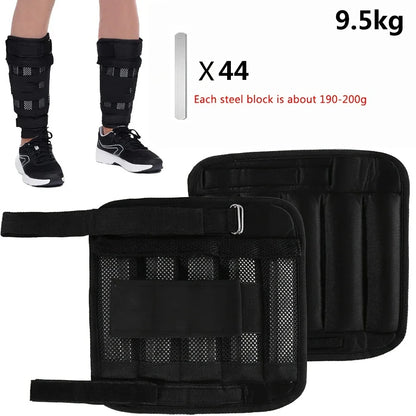 Adjustable Weighted Vest & Ankle/Wrist Weights Set – Strength Training Gear