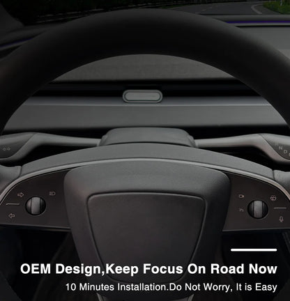 Catronics For Tesla Model 3 Highland Gear Shift Turn Stalks Gear Shifter Lever Signal Wiper Handle Shift Lever Car Accessories