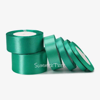 Satin Ribbon 25yards 6mm - 50mm Sash Gift Wrap Bow Handmade DIY Craft Halloween Christmas Wedding Birthday Party Decoration