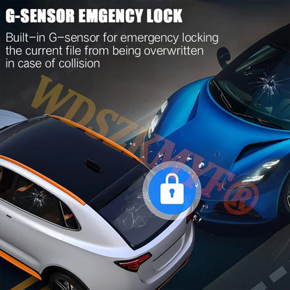 4Camera 360 Degrees Car DVR 1080P Video Recorder WIFI Dash Cam Front right left Rear View camera 24h Parking Monitor Gift
