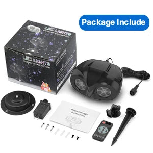 Christmas Projector Lights Outdoor, Snowflakes Projection Outside,Waterproof LED Landscape Christmas Light for Party Xmas light