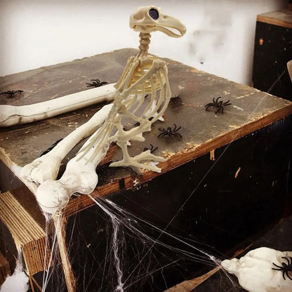 Decoration Halloween Prop Horror Halloween Decoration Crow Skeleton Animal Skeleton Bones Skeleton Raven Halloween Supplies