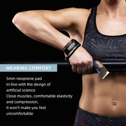 Weightlifting Wrist Straps Strength Training Booster Belt Adjustable Non-slip Gym Fitness Lifting Strap Wrist Support Grip Band