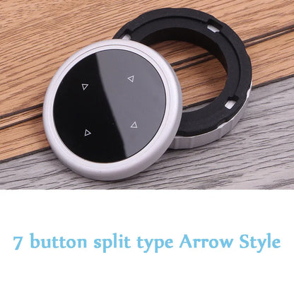 Car Multimedia Buttons Cover Stickers Knob Cover For BMW 1 3 5 Series X3 X5 X6 F30 F10 F25 E71 E84 E90 E70 E60 F20 E91 E92 E93