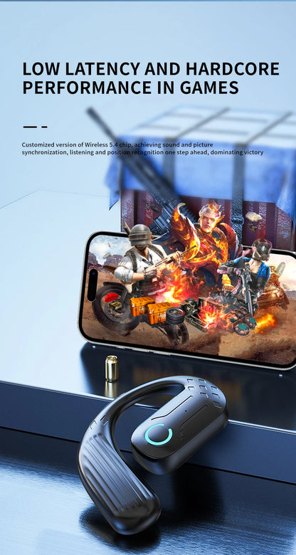 Wireless Bluetooth Headphones With Microphone Bone Conduction Earphones Handsfree Noise Canceling Headset For Driving Audifonos