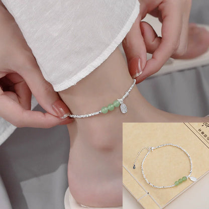 VENTFILLE 925 Sterling Silver Koi Fish Anklet Rope for Women Girl Cute Fashion Summer Jewelry Dropshipping Wholesale