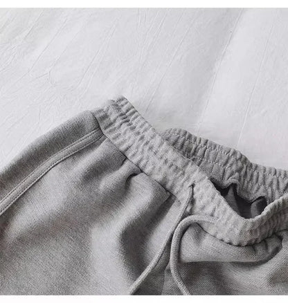 Women Casual Loose Drawstring Sports Shorts Elastic High Waist Fitness Running A-line Shorts Basic Yoga Wide Leg Trousers Summer