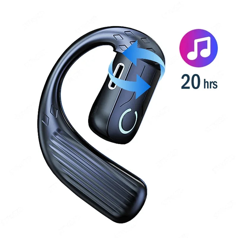 Wireless Bluetooth Headphones With Microphone Bone Conduction Earphones Handsfree Noise Canceling Headset For Driving Audifonos