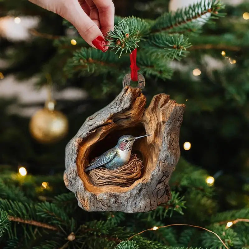 Cartoon Animal Christmas Tree Pendants 2D Acrylic Hanging Ornaments Home Party Christmas Decoration 2025 Navidad New Year Gifts