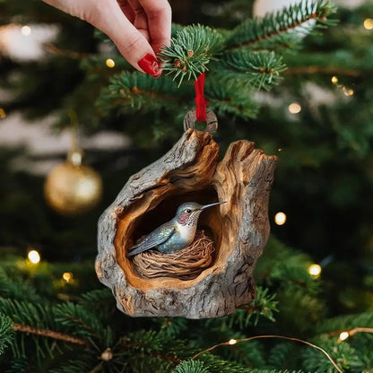 Cartoon Animal Christmas Tree Pendants 2D Acrylic Hanging Ornaments Home Party Christmas Decoration 2025 Navidad New Year Gifts