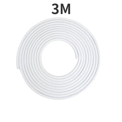 2/3/5M Car Door Anti Collision Strip with Steel Disc Bumper Trim Edge Scratch Protector Strip Sealing Guard Styling Car Decor