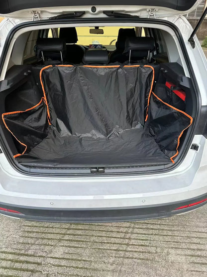 Car Trunk Pet Mat Extendable Waterproof Cargo Liner Removable Washable Anti Slip Scratch Proof Pad Universal Fit SUVs Sedans