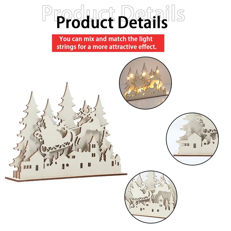 DIY Christmas Tee Wooden Ornament Christmas Decoration for Home 2025 Pendant Xmas Ornaments Navidad Natal New Year Gift 2026