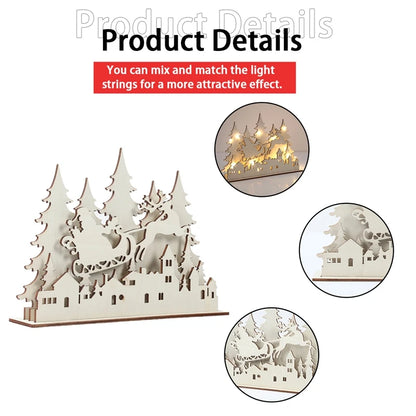 DIY Christmas Tee Wooden Ornament Christmas Decoration for Home 2025 Pendant Xmas Ornaments Navidad Natal New Year Gift 2026