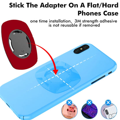 Motorcycle Bike Phone Holder Stand Bicycle Quad Lock Phone Holder Bike Holder 360° Rotatable Navigation Support Security Bracket