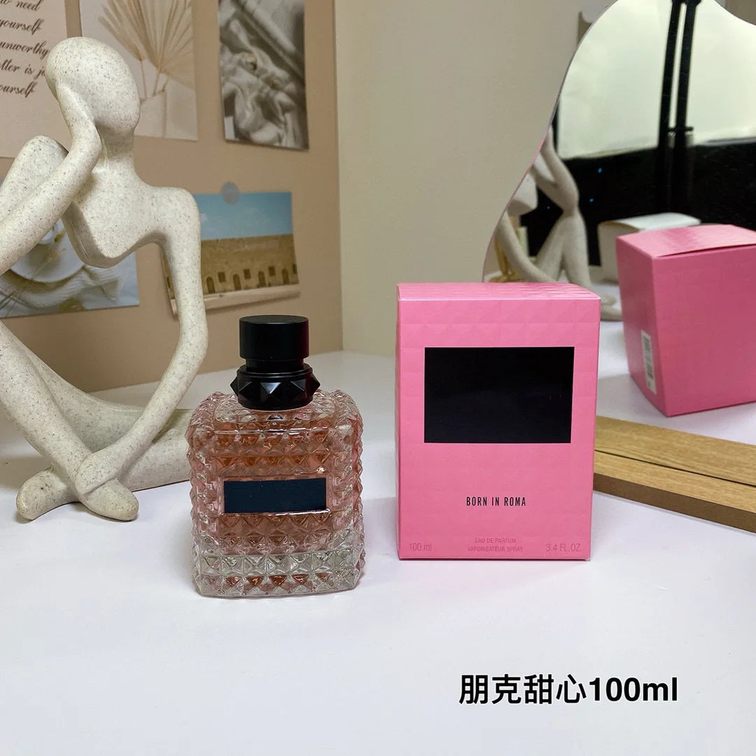 100ML Original Brand Perfume High-Quality Long Lasting Fragrance  Charming Lady Body Spray Men Women's Perfumes  Born in Roma