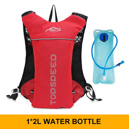 5L Ultralight Hydration Running Vest – Breathable Marathon & Cycling Backpack with 2×500ML Bottles