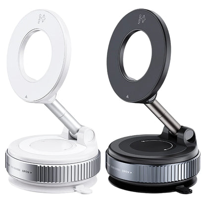 Magnetic Vacuum Adsorption Car Phone Mount 360° Rotatable Folding Mobile Phone Stand for Car/Gym/Mirror/Shower/Smooth Surface