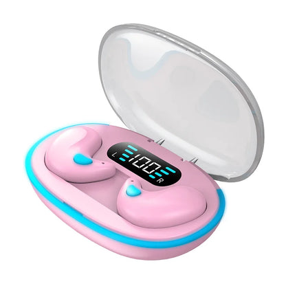 Mini Wireless X55 In-Ear Sleep Bluetooth Earphones TWS Invisible Stereo Headphones with Microphone for HD Calls Headset