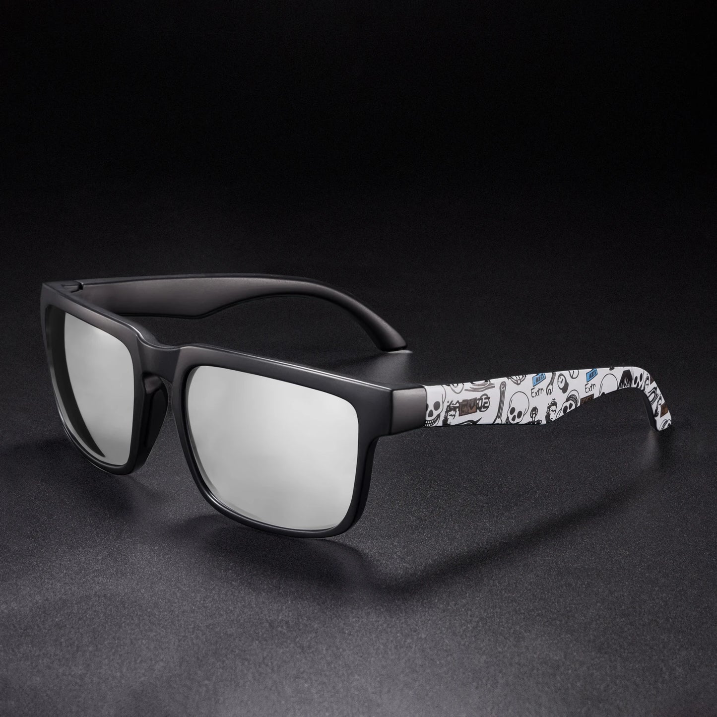 Kapvoe Men Polarized Sunglasses Fashion Cool Fishing Glasses Sliver Sports Cycling Bicycle Eyewear Bike UV400 MTB Road Driving