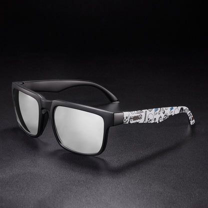 Kapvoe Men Polarized Sunglasses Fashion Cool Fishing Glasses Sliver Sports Cycling Bicycle Eyewear Bike UV400 MTB Road Driving