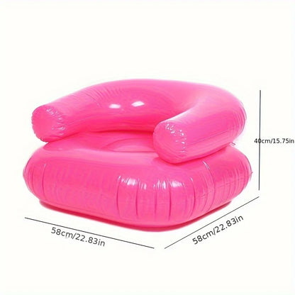 Inflatable Loungers Air Sofa Couch Inflatable Blow up Chair Outdoor Play Props Beach Camping Travel Portable Seat for Kids