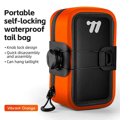 Waterproof Bike Saddle Bag – Compact 600D TPU Cycling Storage by West Biking