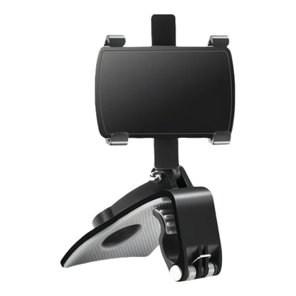 Car Dashboard Support 360 Degree Rotating Car Mobile Phone Mount Foldable Dashboard Adjustable Spring Clip Cell Phone Holder