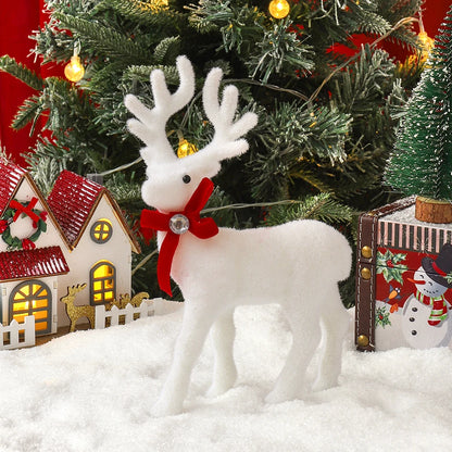 1/2Pcs 16/21/26CM Elk Christmas Supplies Decoration Christmas Tree Ornaments for Home Room Decor New Year 2025 Gifts Accessories