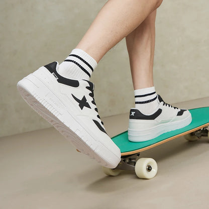 Xtep Skateboarding Shoes For Men 2024 Summer Wear-Resistant Skate Shoes Stability Soft Leisure Outdoor's Sneakers 876319310029