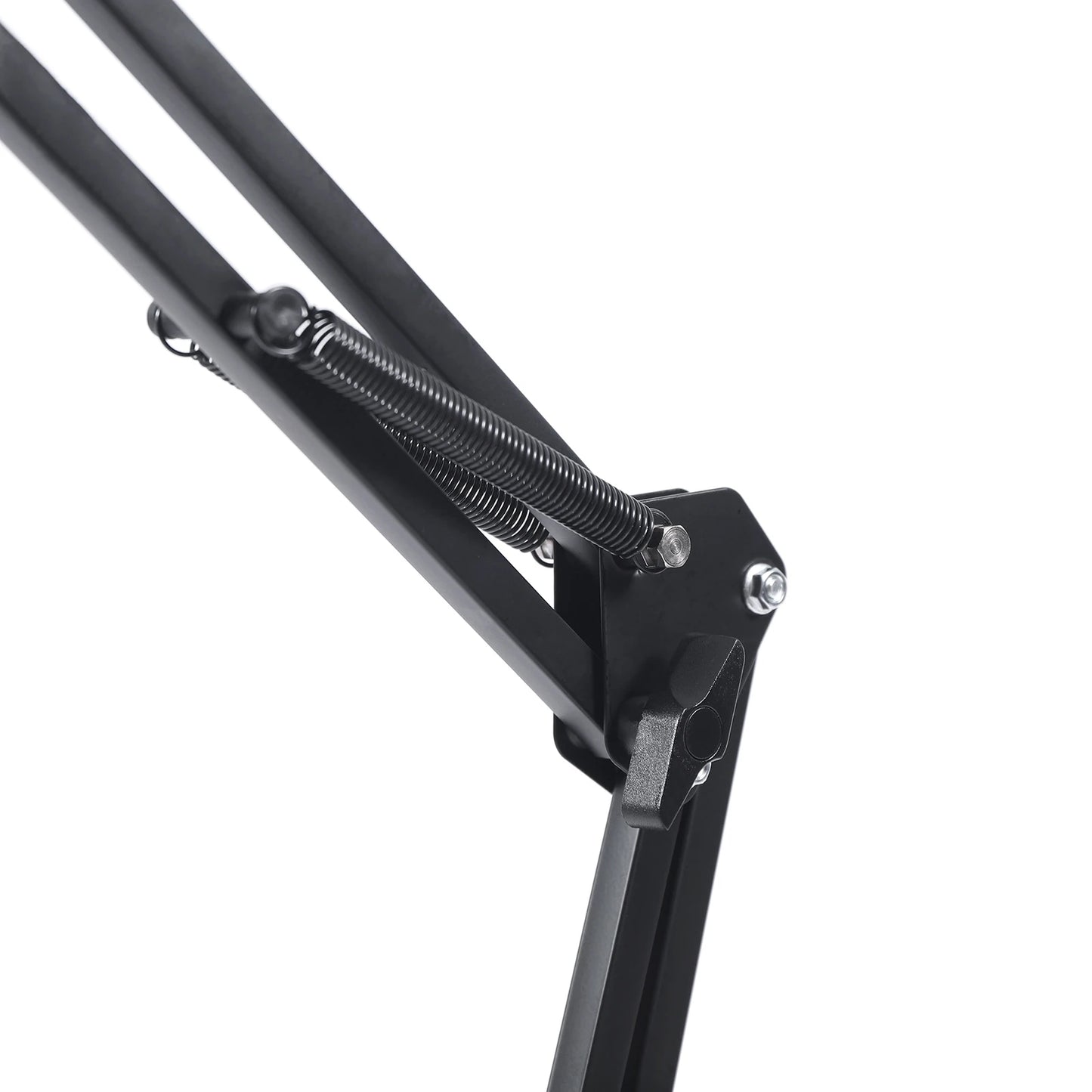 Adjustable Tablet Floor Stand 360° Swivel Height & Angle Adjustable Foldable Floor Holder Non-Slip Base for Home Office